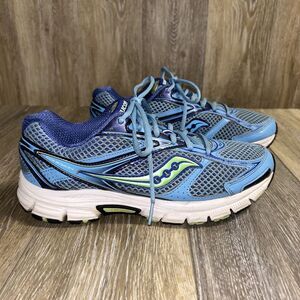 Saucony Cohesion 8 Womens US Size 9.5 Athletic Running Sneaker Shoes Blue Green